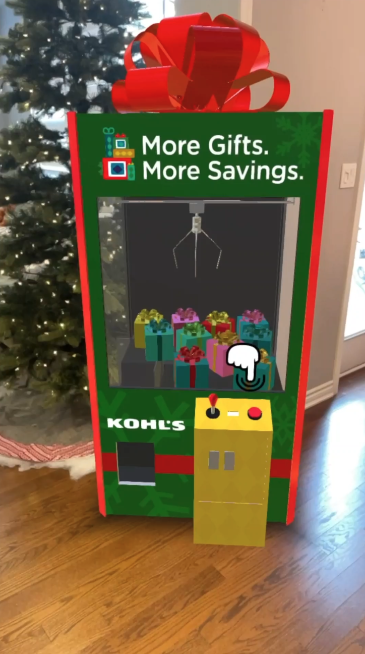 Kohl's Holiday Claw Machine