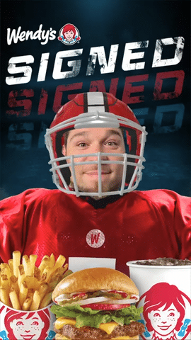 Wendy's Football Photo Booth (animated)